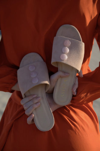 SAMPLE SALE/ SAHARA Rose Quartz Sz 10