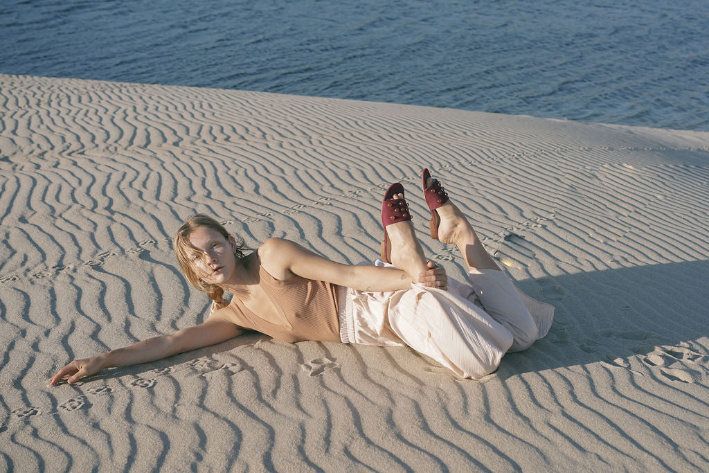 SAHARA Carnelian Sandal
