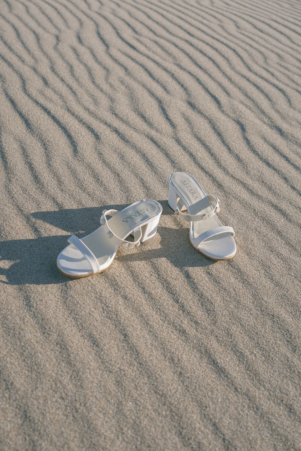 SELENE Moonstone Satin Sandal