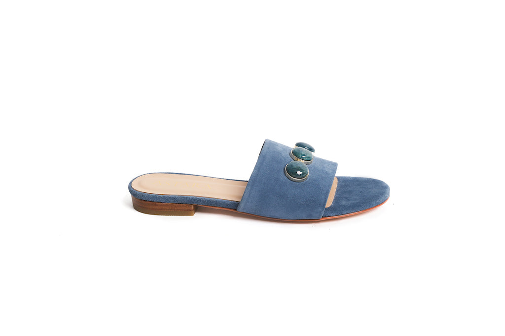 SAMPLE SALE/ SAHARA Blue Apatite Sz 10