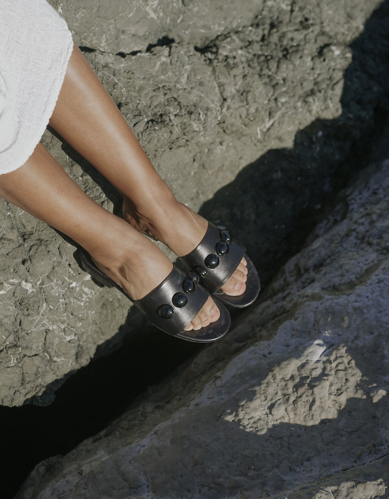 Sahara Black Onyx Sandal